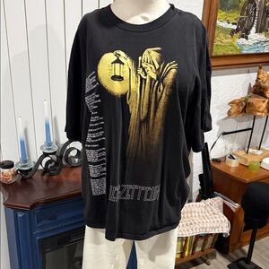 Vintage Led Zeppelin Black Graphic T-Shirt